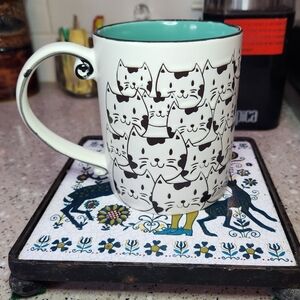 Spectrum Designz Happy Cat Face Mug